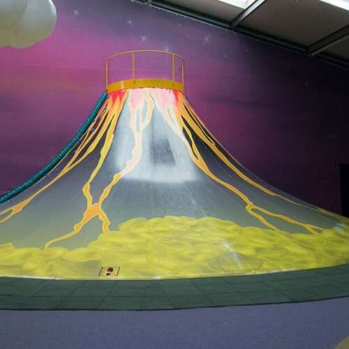 Black lava volcano indoor playgrounds ELI Play