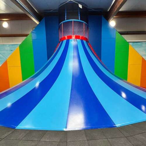 Volcano with rainbow colours indoor playground manufacturer ELI Play