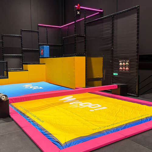 Airbag trampoline park Woop Graz ELI Play manufacturer
